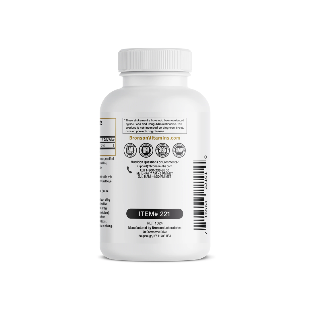 Bronson L-Arginine 500mg 100ct