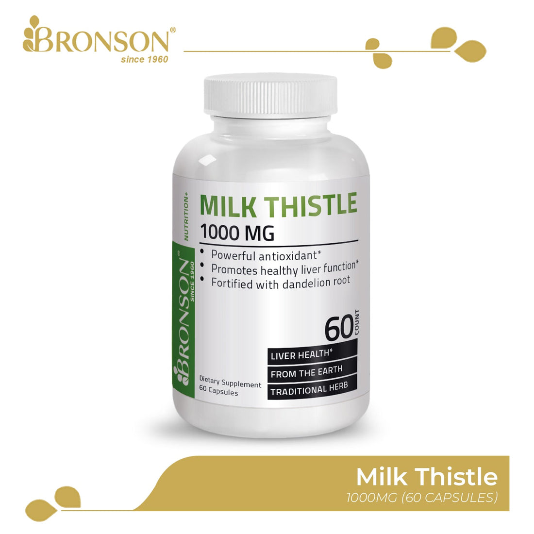 Bronson Milk Thistle liver health supplement