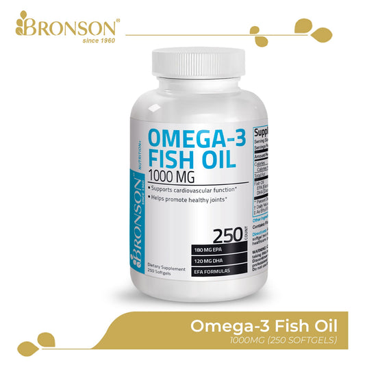 Bronson Omega-3 Fish Oil supplement