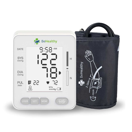 BeHealthy Automatic Digital Blood Pressure Monitor