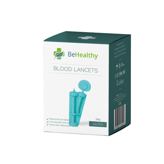 BeHealthy Blood Glucose Sugar Lancet Needles 100 pcs