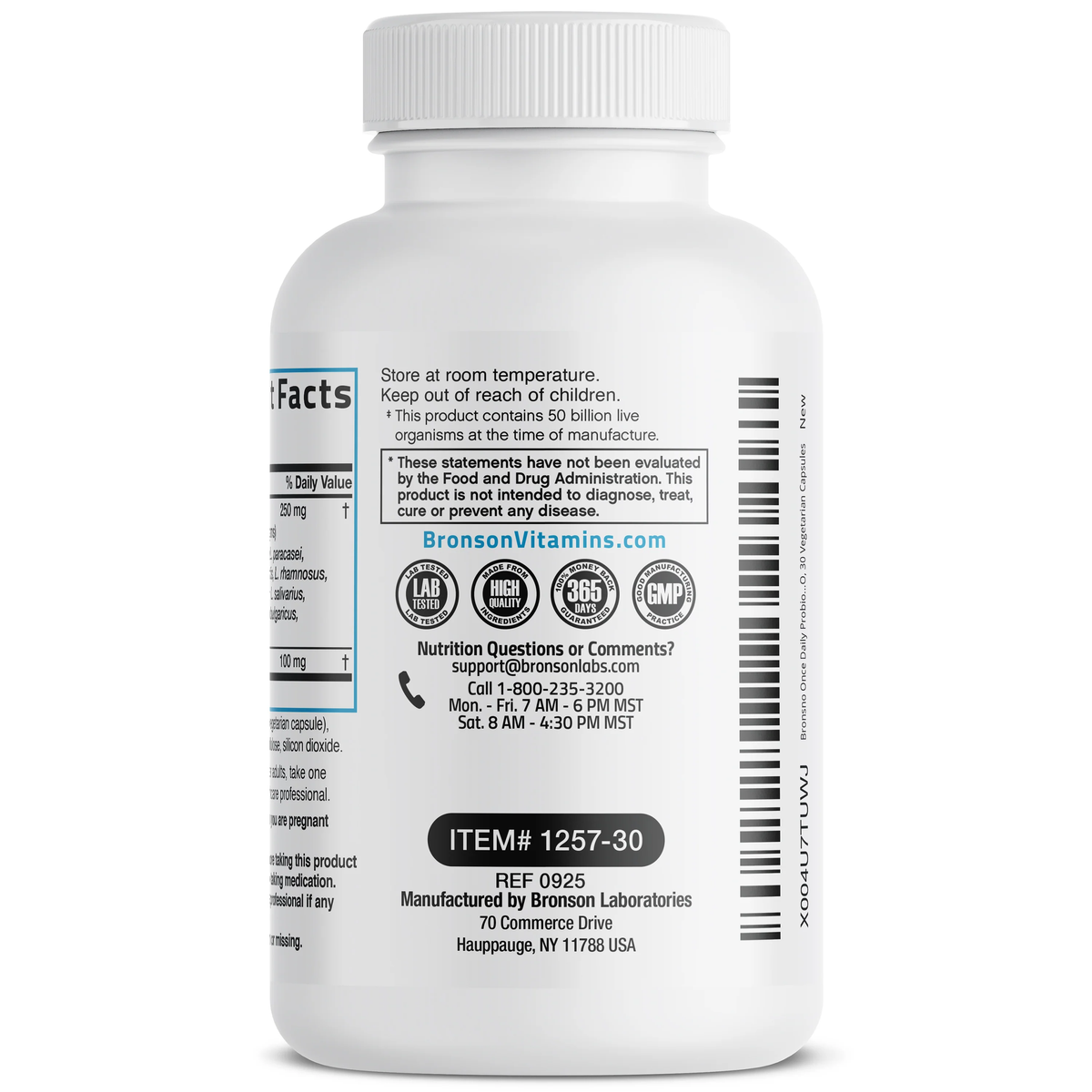Bronson Once Daily Probiotics 50 billion CFU