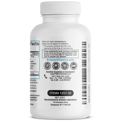 Bronson Once Daily Probiotics 50 billion CFU