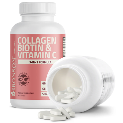Bronson Collagen, Biotin, and Vitamin C Advanced Beauty