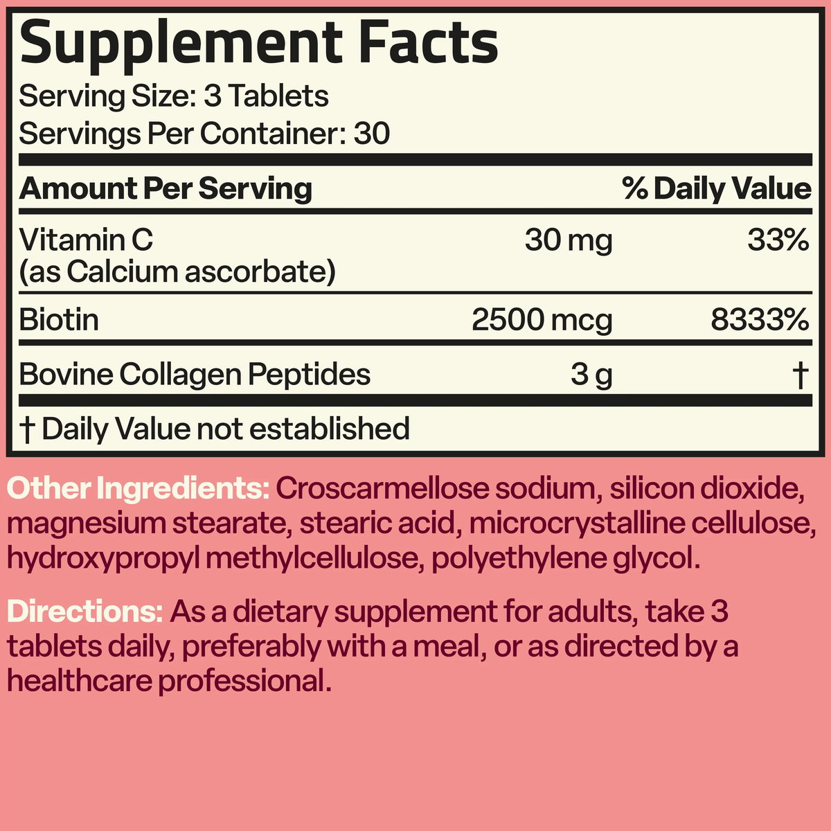 Bronson Collagen, Biotin, and Vitamin C Advanced Beauty