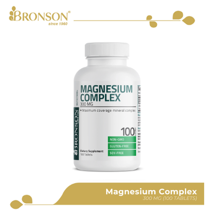 Bronson Magnesium Complex Maximum Coverage - 300 mg 100ct