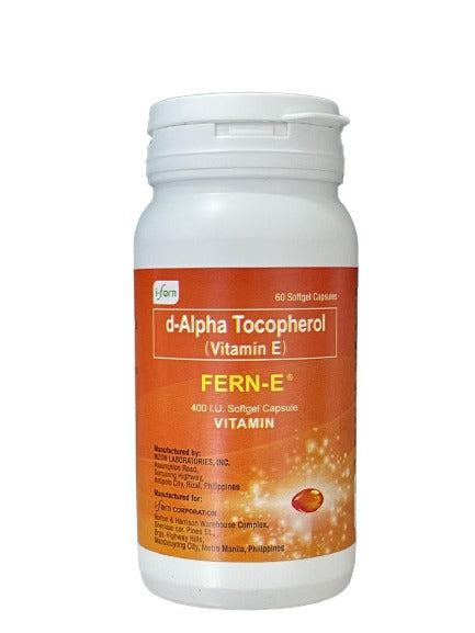 I-Fern Fern-E Vitamin E 400 IU 60's