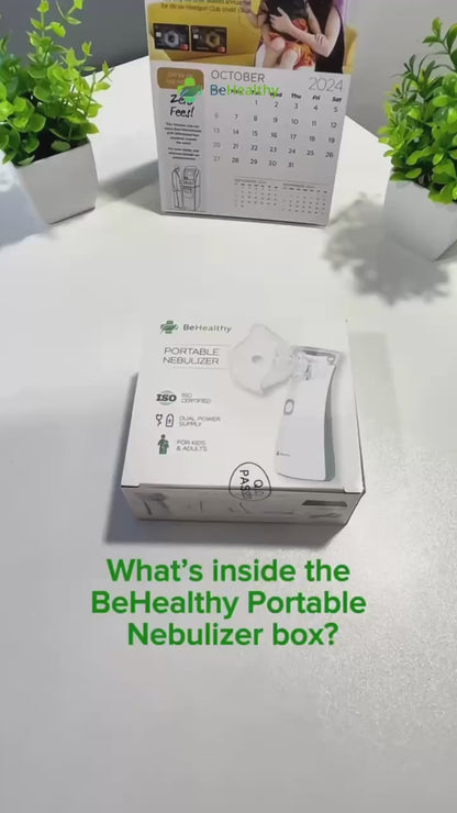 BeHealthy Portable Nebulizer for Asthma for Kids and Adults