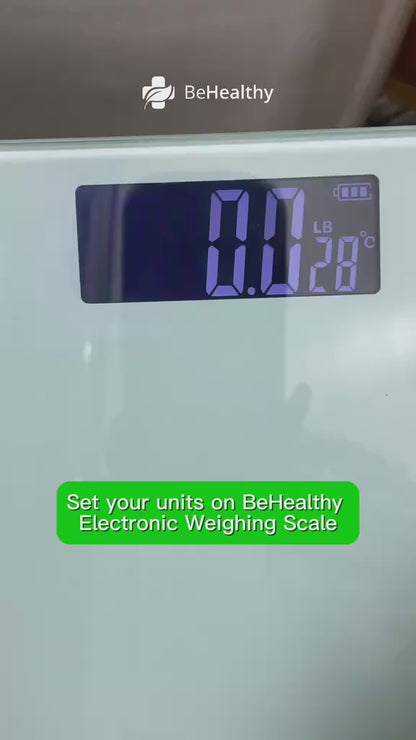 BeHealthy Electronic Digital Weighing Scale for Human